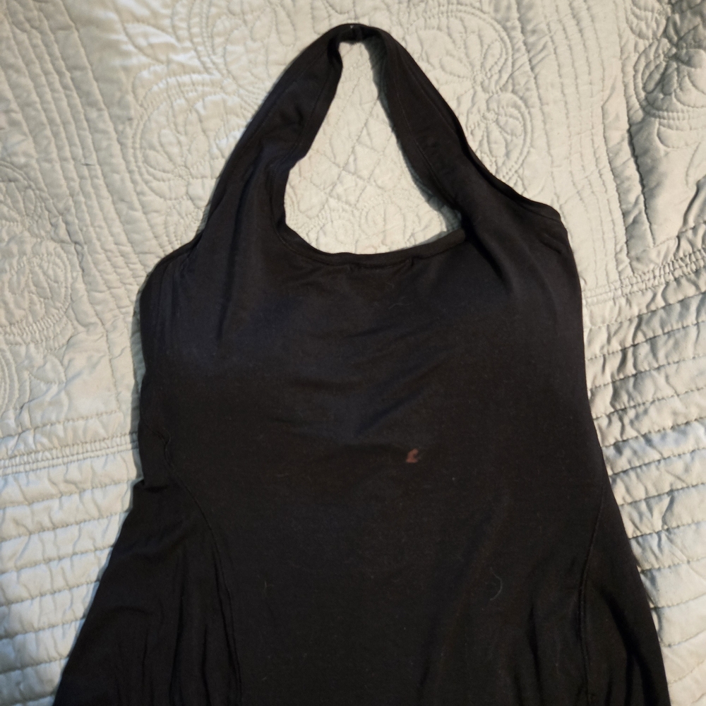 Elegant Black Halter Top
